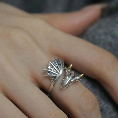 Goth Vampire Fang Ring