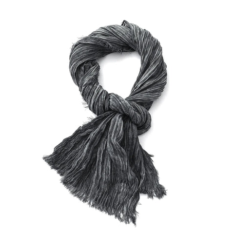 Goth Ashen Wraith Crinkle Scarf