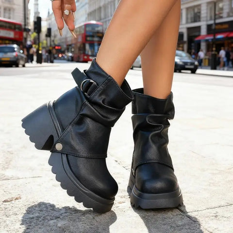 Goth Concrete Requiem Boot