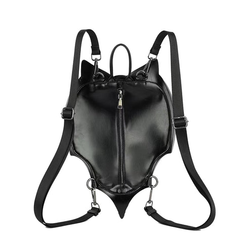 Goth Midnight Creature 3D Bat Sculpted Bag