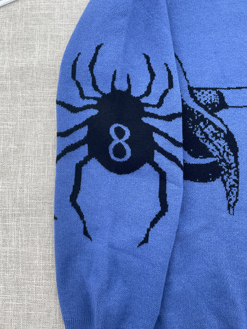 Nu Goth Manga Soul Jacquard Knit Sweater