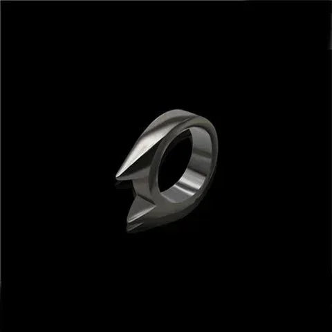 Goth Spiked Geometric Knuckle Ring