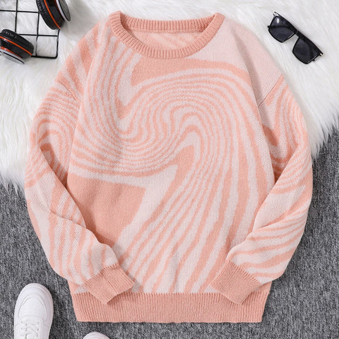 Nu Goth Vortex Hypnotic Knit Sweater