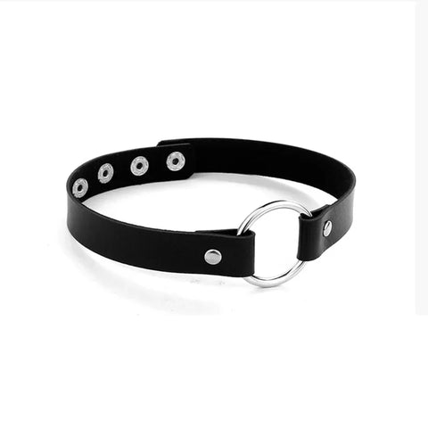 Goth Dark Heart Choker Necklace Set