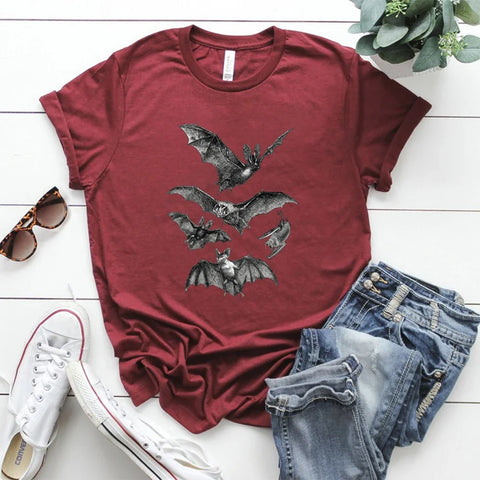 Victorian Goth Naturalist Bat Shirt