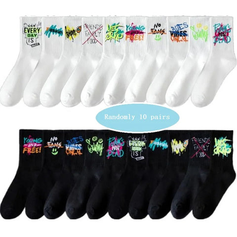 Goth Creep Show Crew Sock Set — 10 Pairs