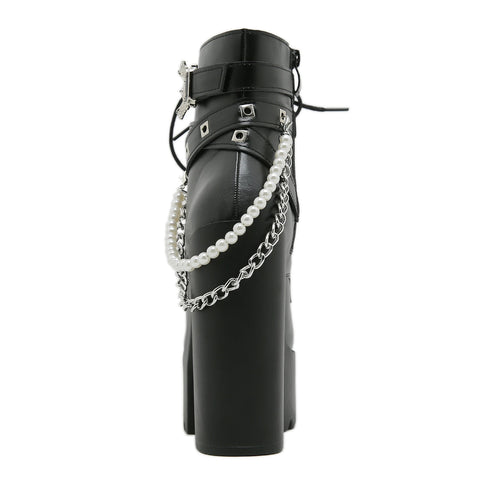 Goth Ironbound Platform Combat Boot