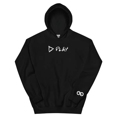 Nu Goth ▷ Play Graphic Hoodie in Black & Pink