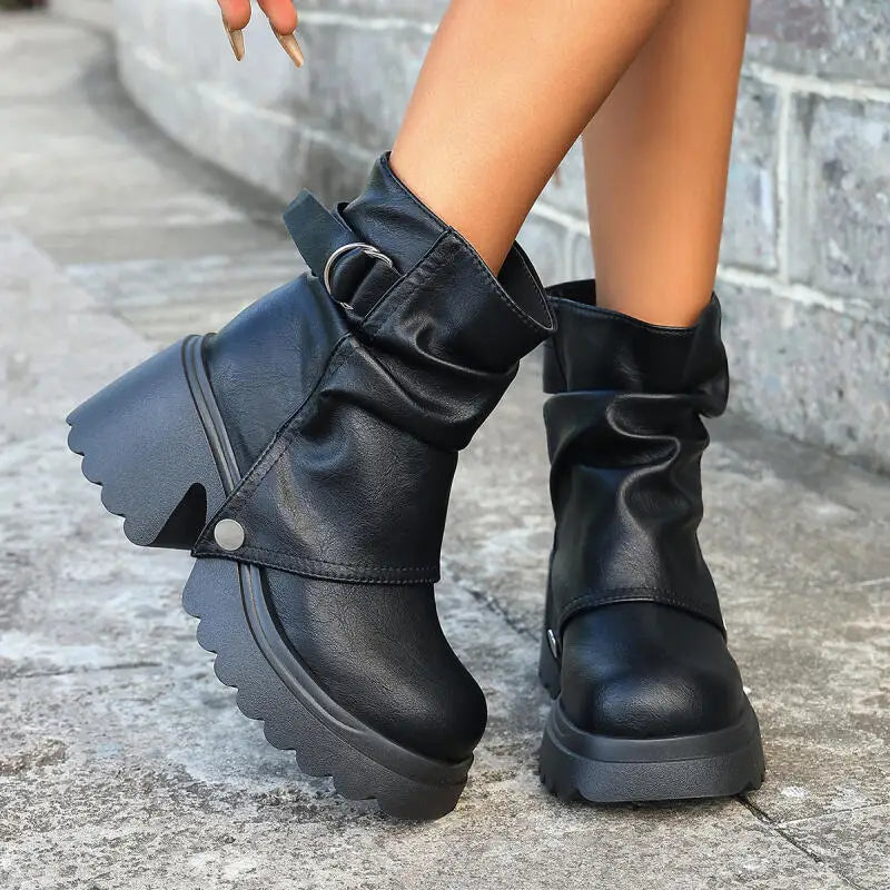 Goth Concrete Requiem Boot