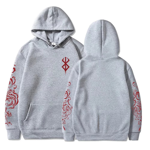 Goth Blood Sigil Rose Sleeve Sweater