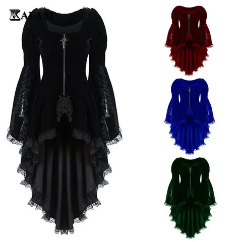 Gothic Dress with black cross knit