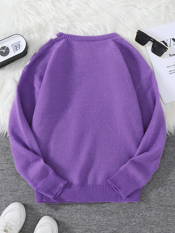 Goth Cobweb Jacquard Knit Sweater