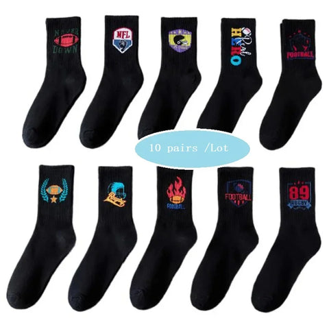 Goth Creep Show Crew Sock Set — 10 Pairs