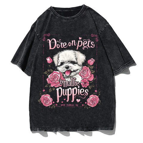 Alt T-shirt with cat cartoon graphic