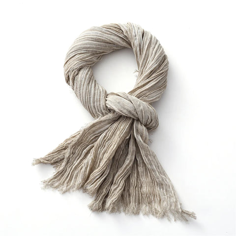 Goth Ashen Wraith Crinkle Scarf