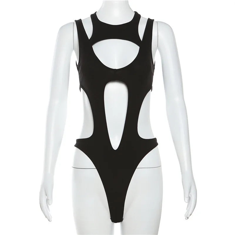 Goth Void Hollow Cutout Suit