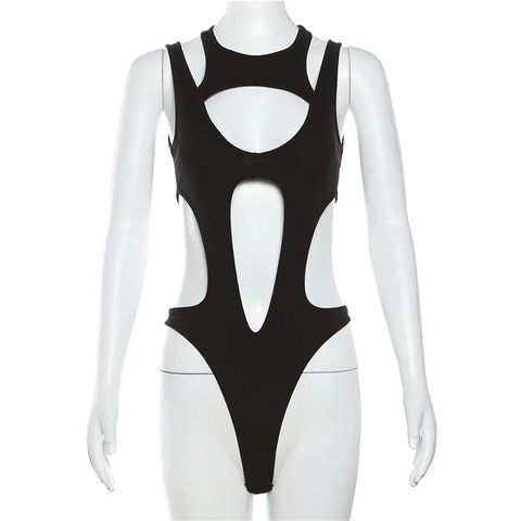 Goth Void Hollow Cutout Suit