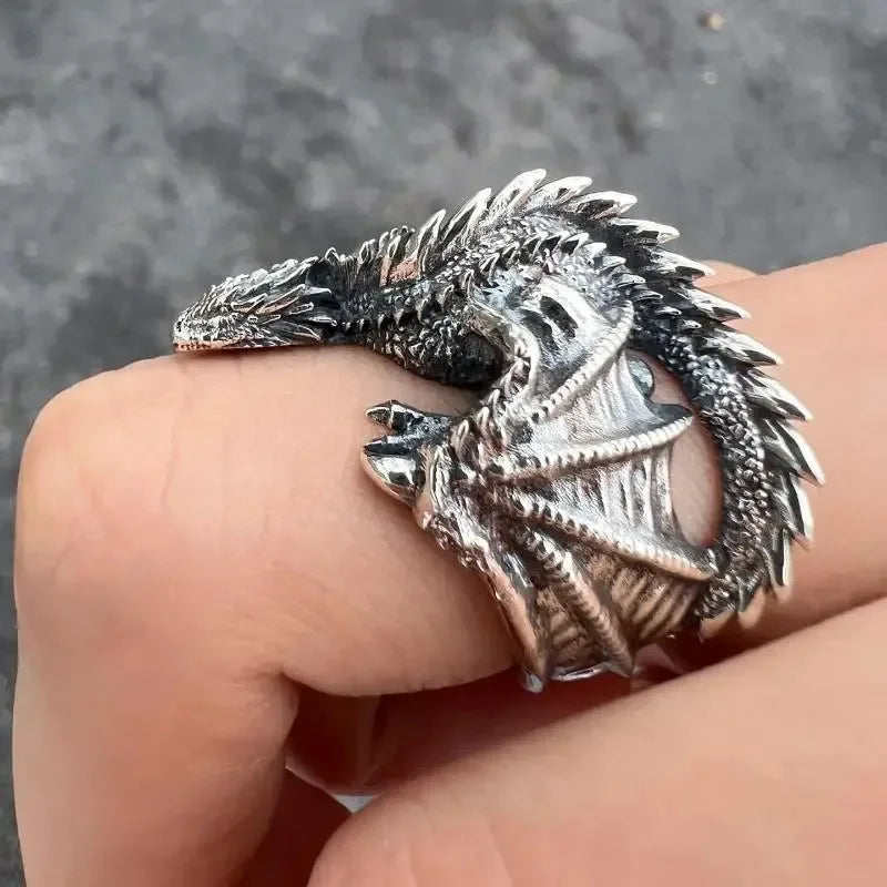 Goth Vampire Fang Ring