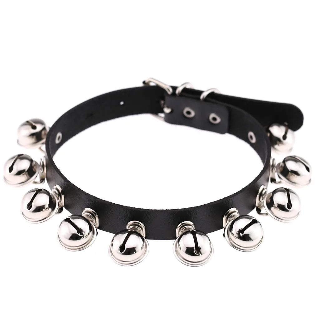 Goth Blackout Ritual Choker Necklace