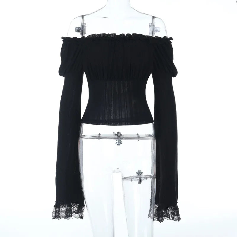 Victorian Goth Midnight Requiem Mini Dress