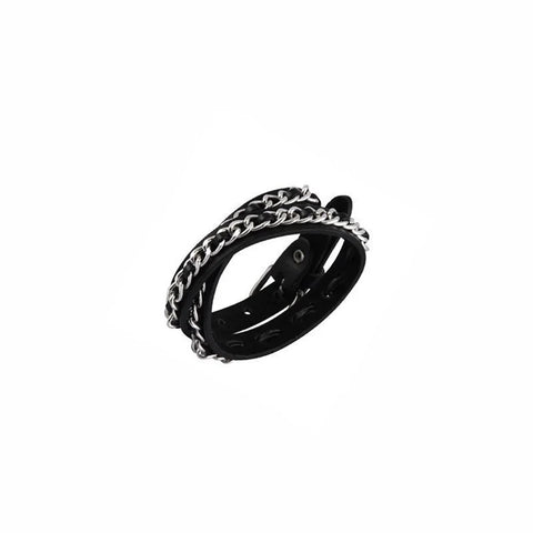 Mall Goth Armour Stack Bracelet — Spikes, Skulls & Chains