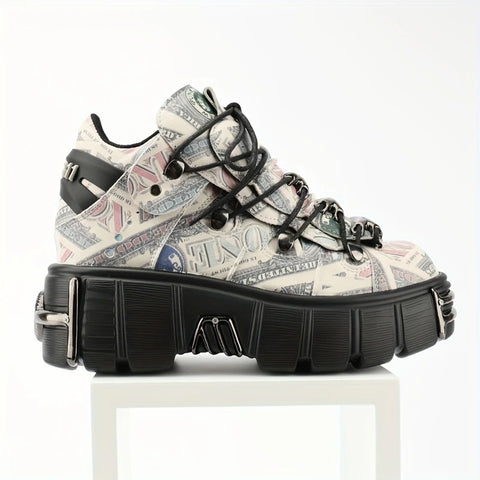 Cyber Goth Reactor Platform Shoe