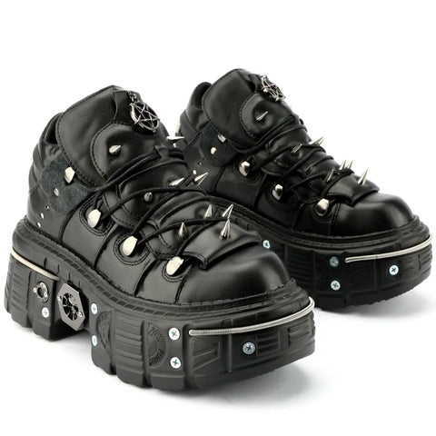 Cyber Goth Reactor Platform Shoe