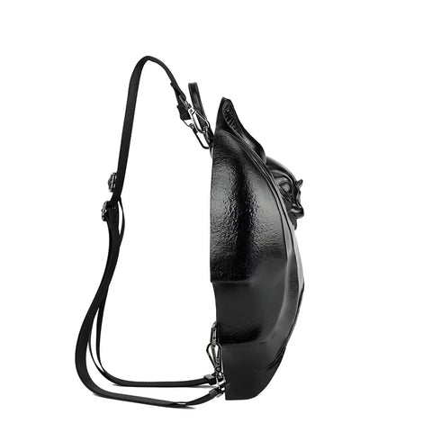 Goth Midnight Creature 3D Bat Sculpted Bag