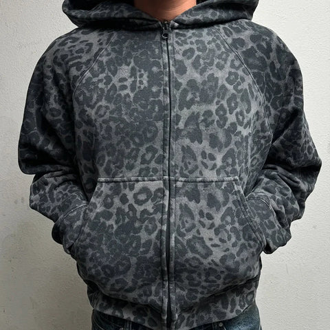 Goth Studded Zip-Up Tshirt of the Damned