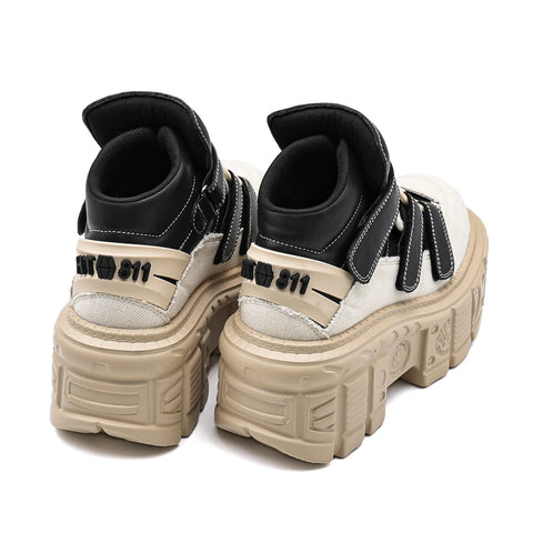 Cyber Goth Shuriken Star Platform Boot
