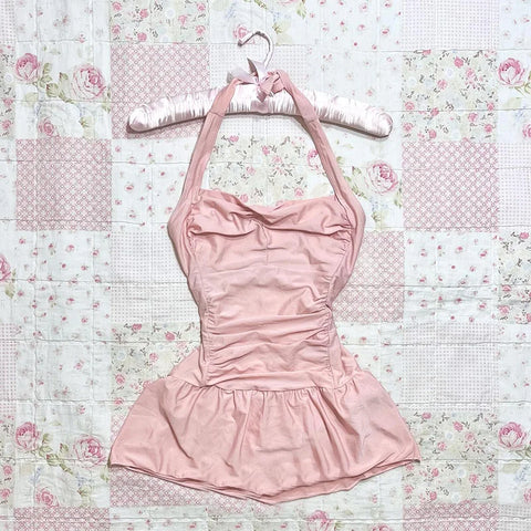 Grunge Goth Dress with blue lace trim