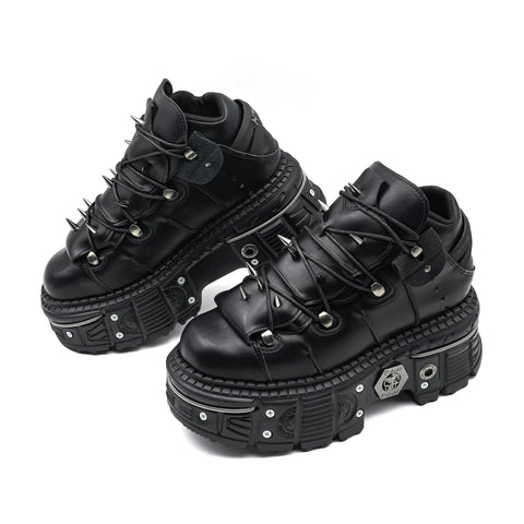 Cyber Goth Reactor Platform Boot