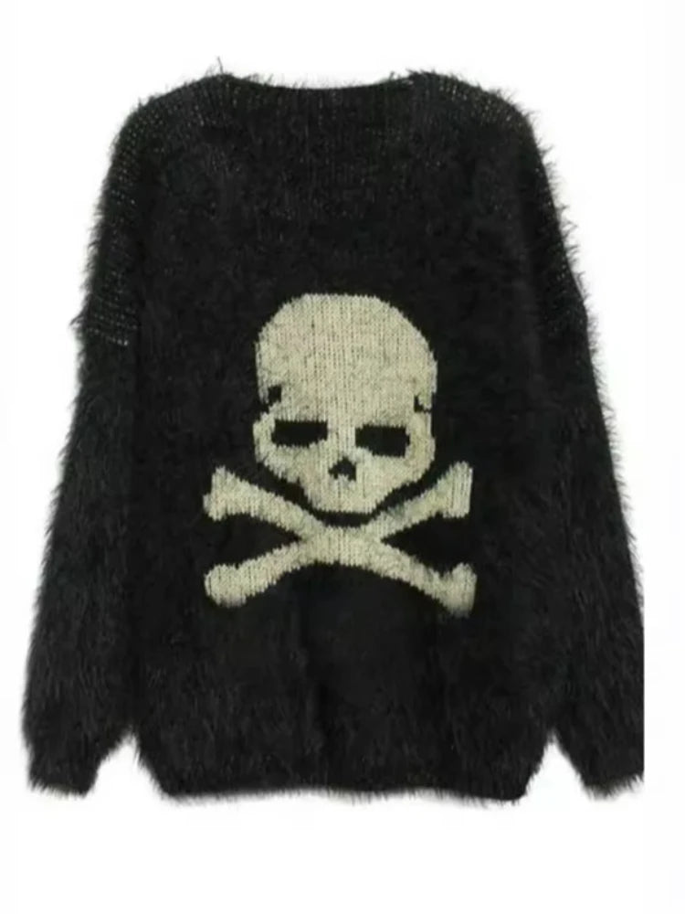 Gothic Sweater with v-neck knit
