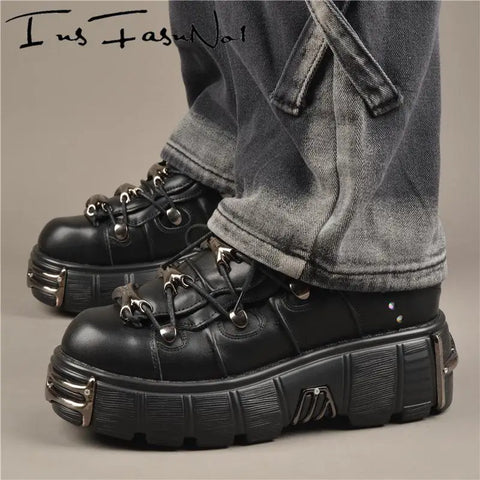 Cyber Goth Reactor Platform Shoe