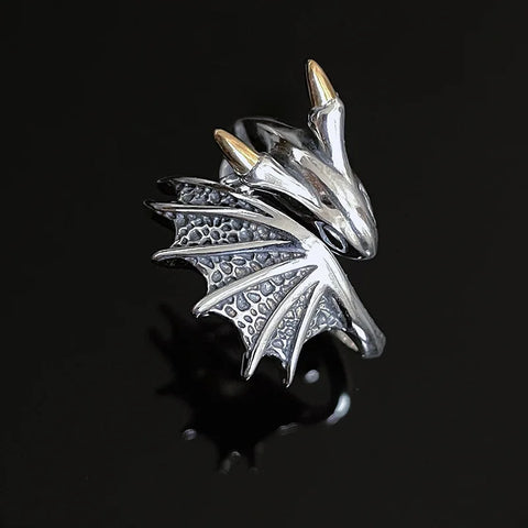 Goth Vampire Fang Ring