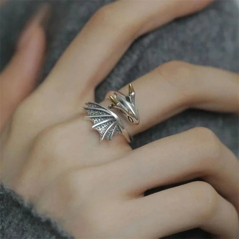 Goth Vampire Fang Ring
