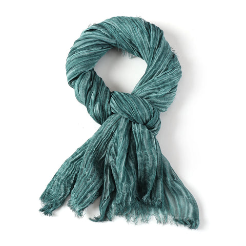 Goth Ashen Wraith Crinkle Scarf