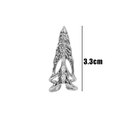 Goth Hollow Talon Claw Ring Set