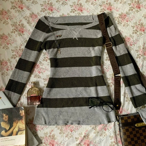 Nu Goth Midnight Blossom Turtleneck Sweater