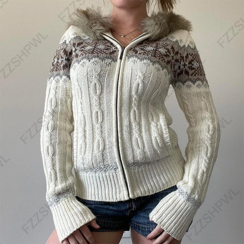Goth Off-Shoulder Ribbed Knit Sweater in Midnight Black