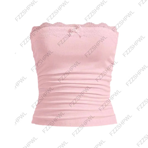 Pastel Goth Sakura Lace-Trim Shorts