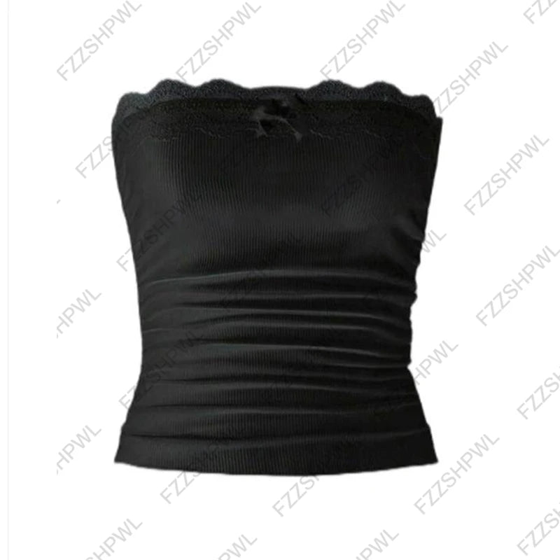 Pastel Goth Sakura Lace-Trim Shorts