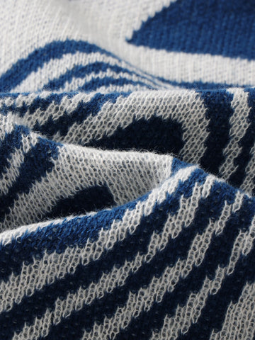 Nu Goth Vortex Hypnotic Knit Sweater