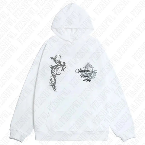 Goth DIE13 Bare Teeth Graphic Hoodie Tshirt