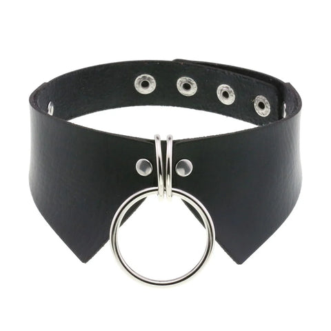 Goth Blackout Ritual Choker Necklace
