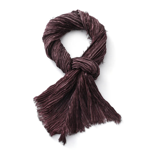 Goth Ashen Wraith Crinkle Scarf
