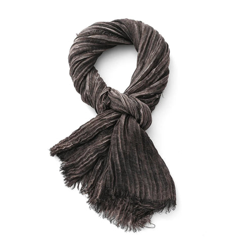 Goth Ashen Wraith Crinkle Scarf