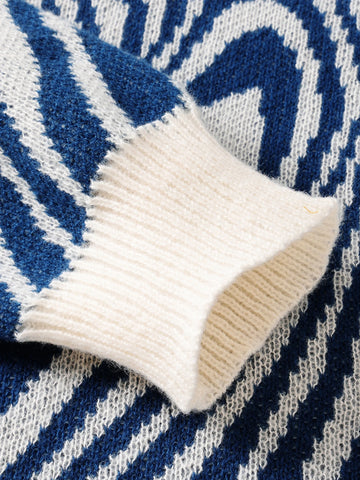 Nu Goth Vortex Hypnotic Knit Sweater