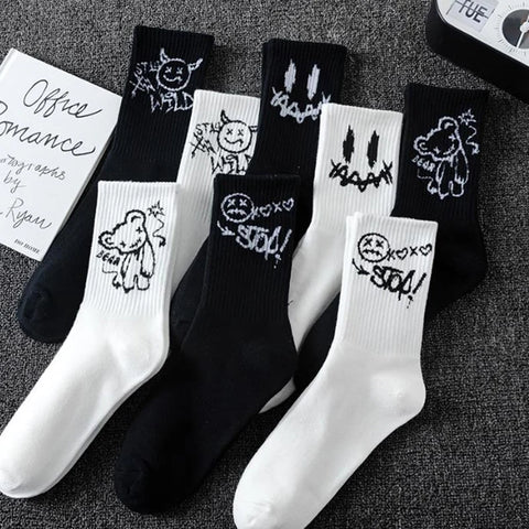 Goth Creep Show Crew Sock Set — 10 Pairs