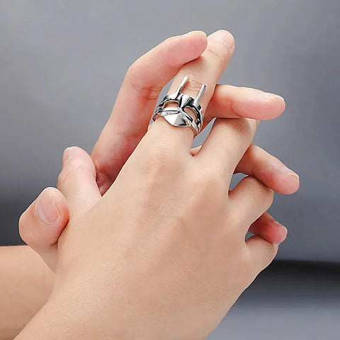 Goth Vampire Fang Ring